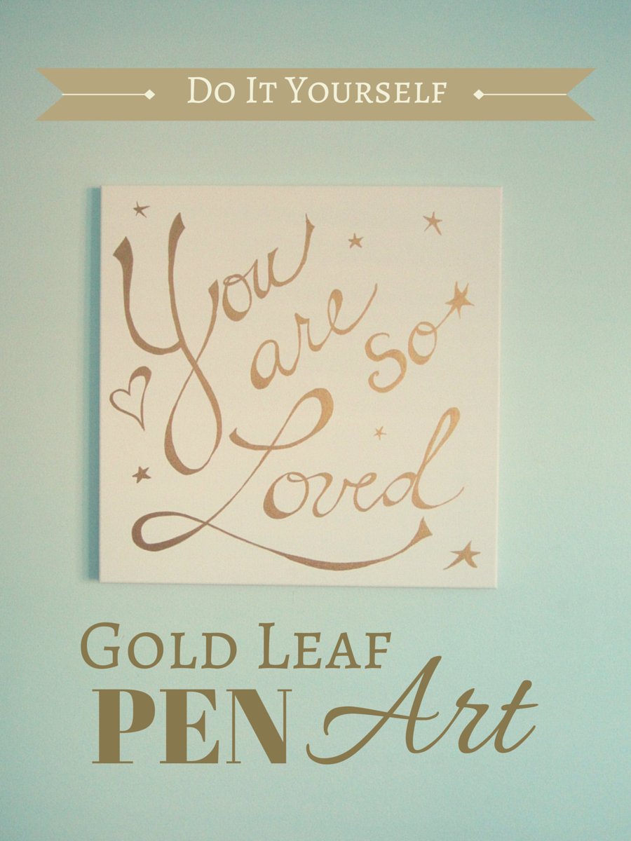 Gold Leaf PEN Art