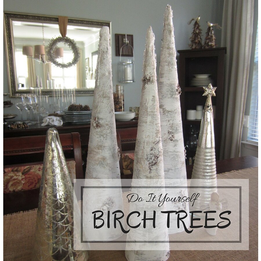 Love the look of birch trees? Learn how to make your own in this step by step tutorial.